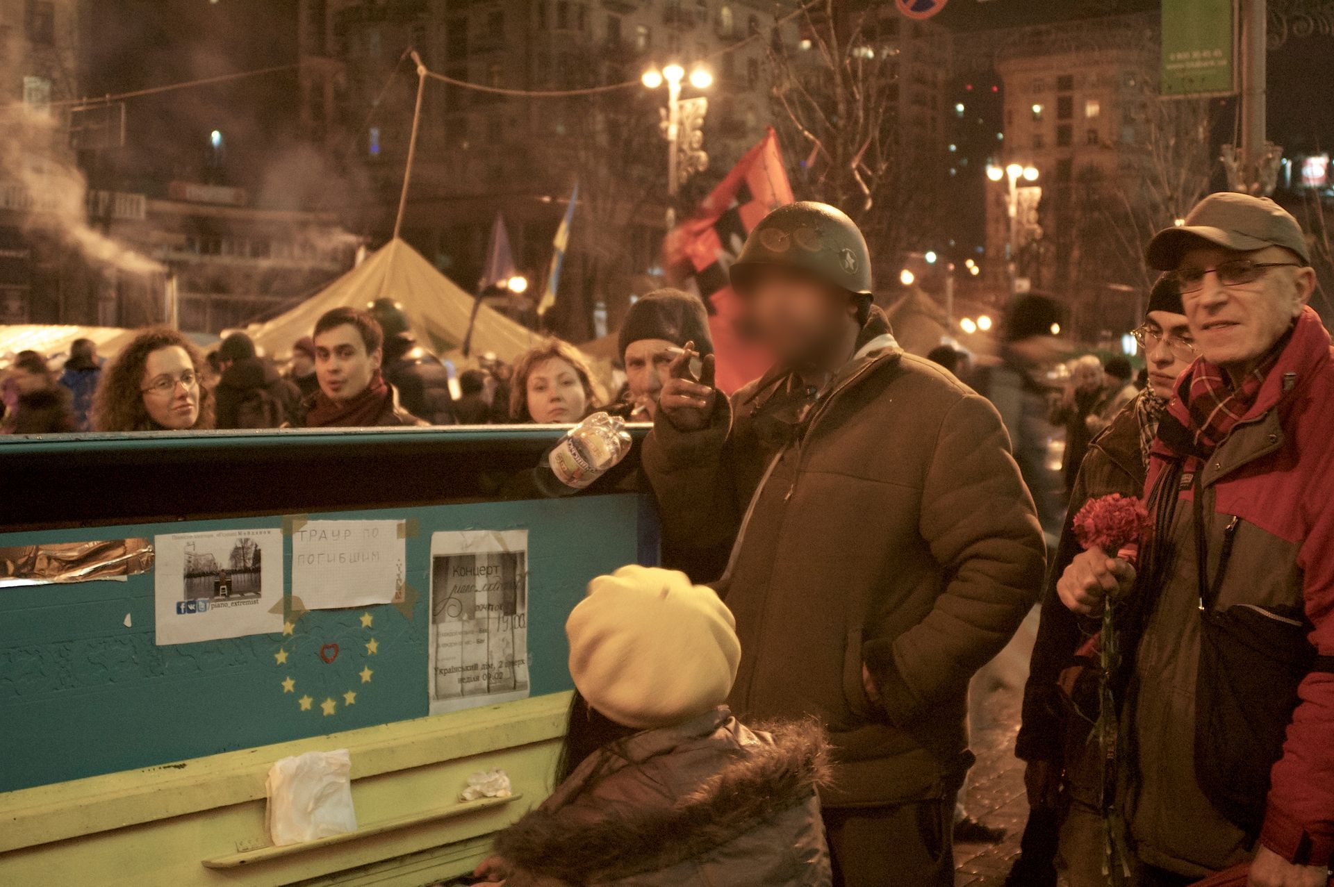 Kyiv Ukraine, Maidan Euromaidan, February 2014