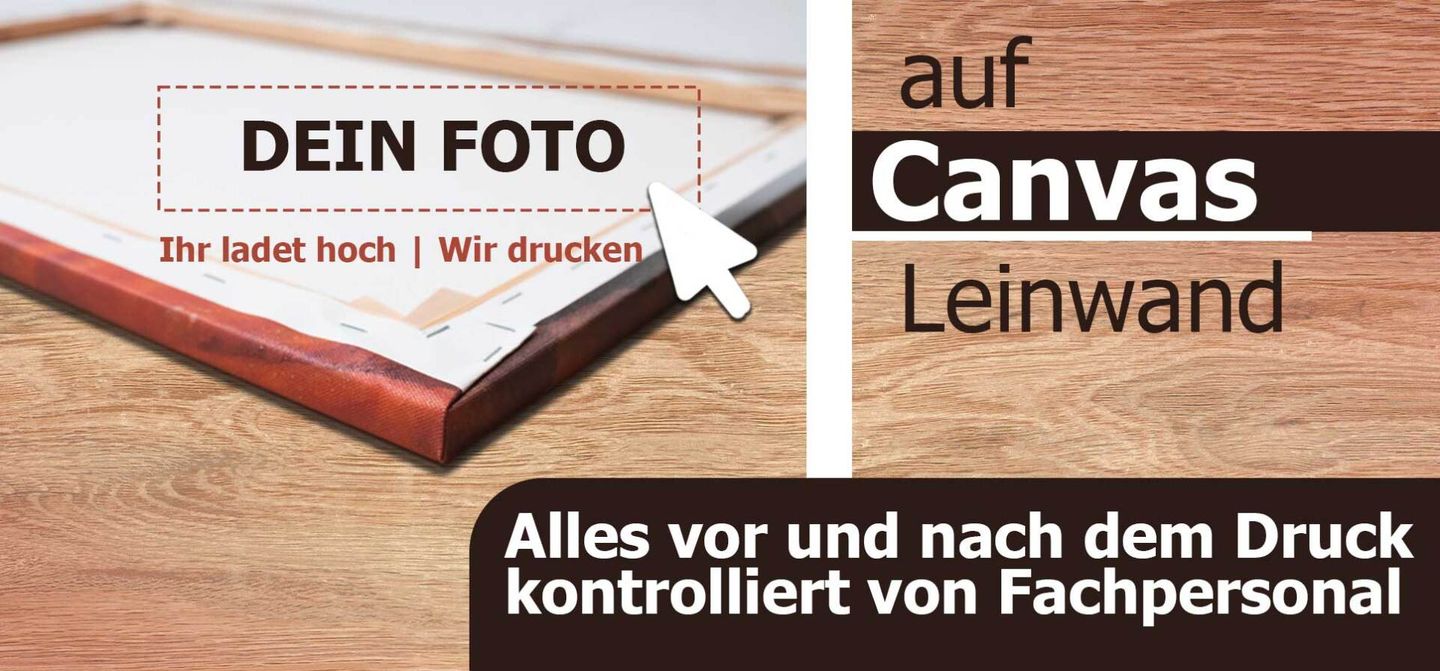 Dein Foto auf Canvas Leinwand selber drucken lassen!