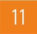 Button mit Zahl 11