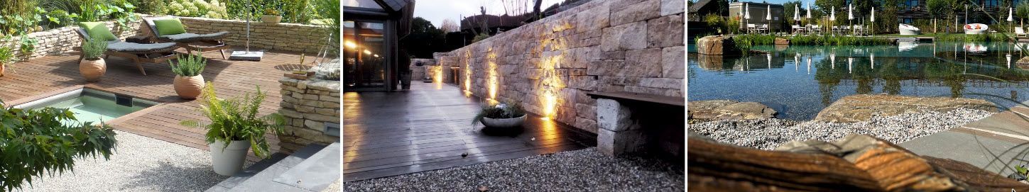 3 Referenzfotos von Produkten und Dienstleistungen der Firma Schnur Garten- und Landschaftsbau