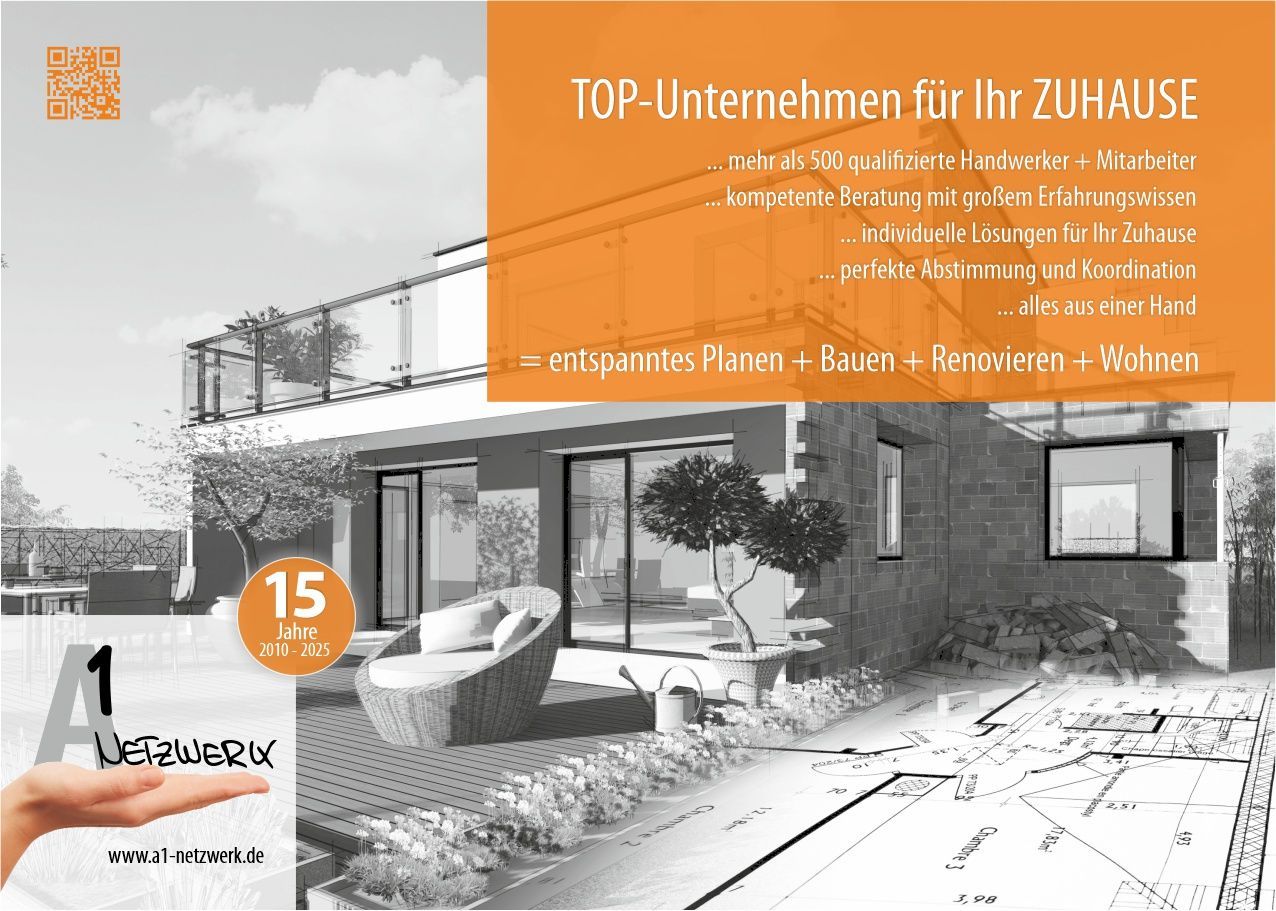 A1-Netzwerk Broschüre zum Download Grafik Titelseite der A1-Netzwerk Broschuere zum Download