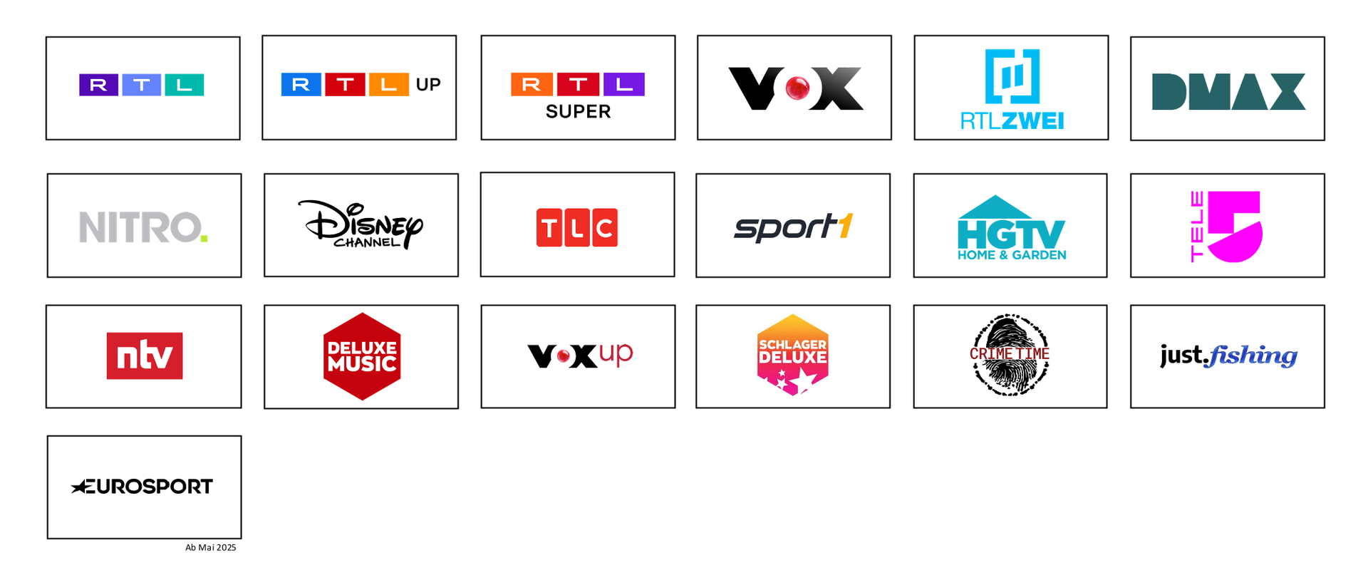 Sender der RTV AdAlliance