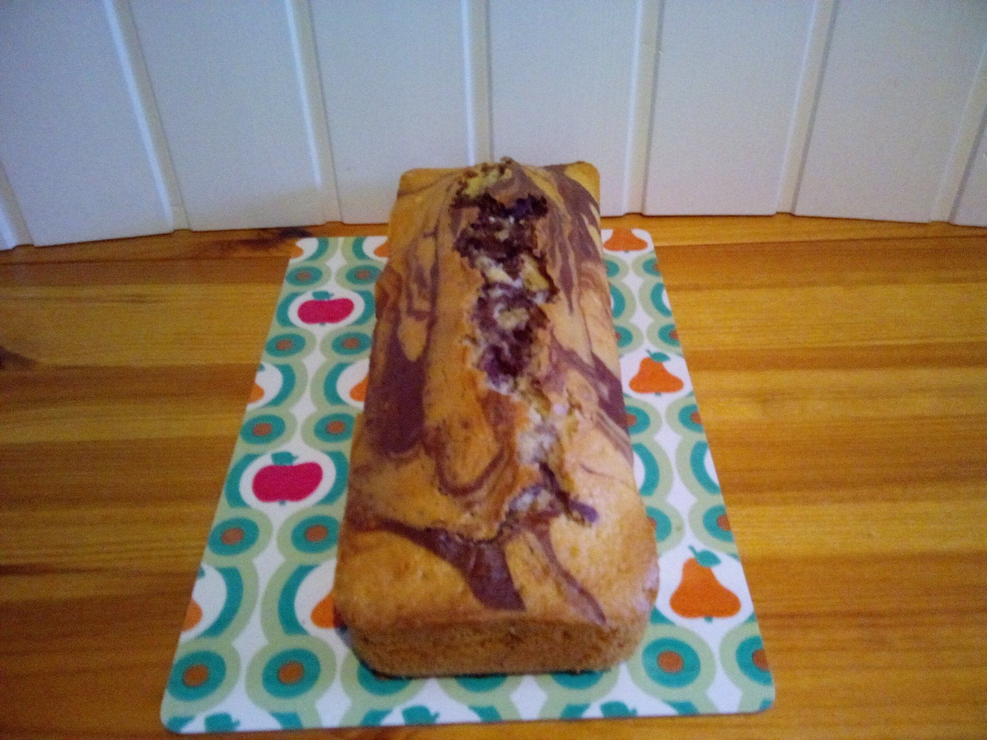 Werbung für Kuchen Marmorkuchen