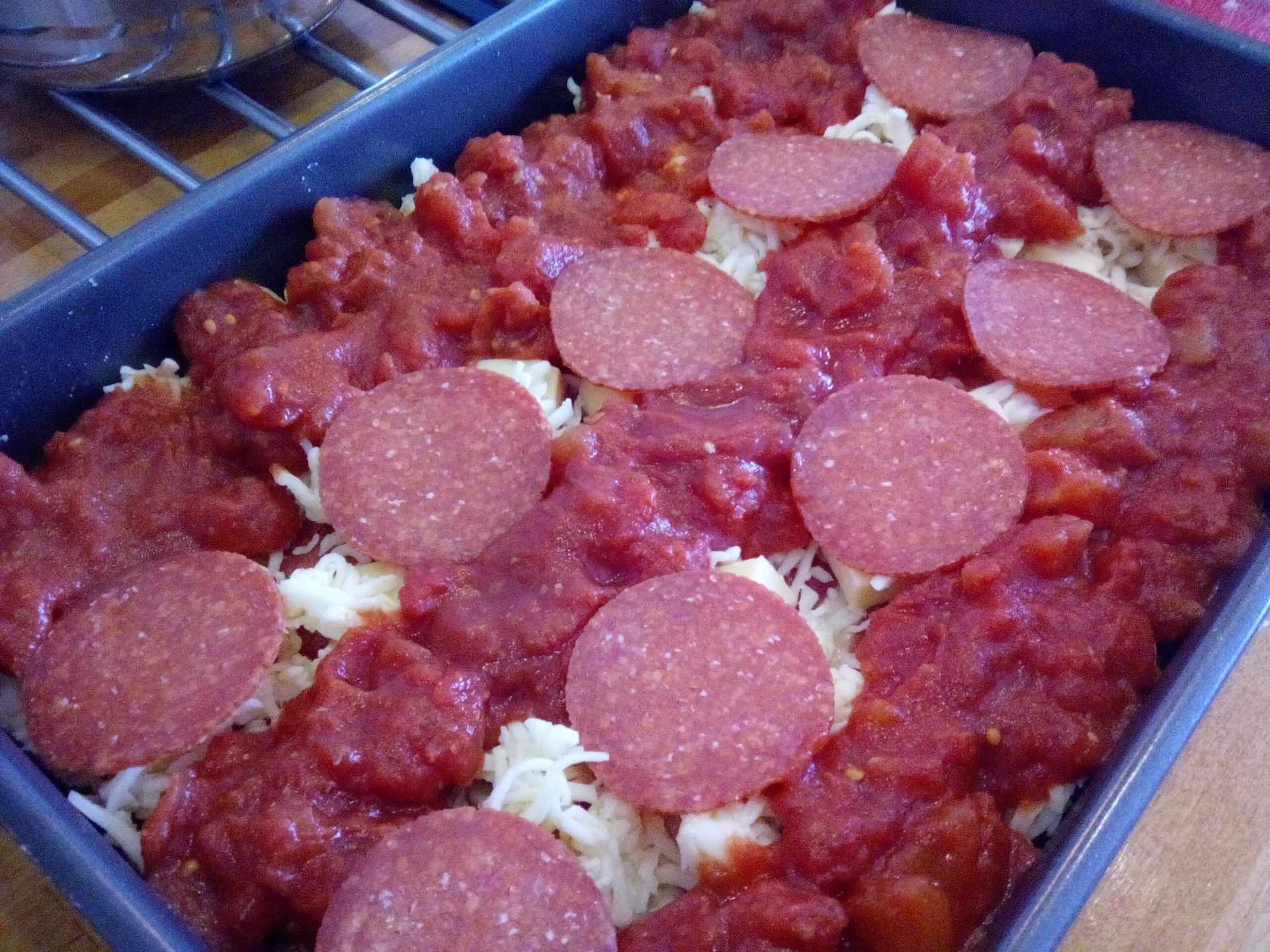 So sieht das gut aus Detroit Style Pizza