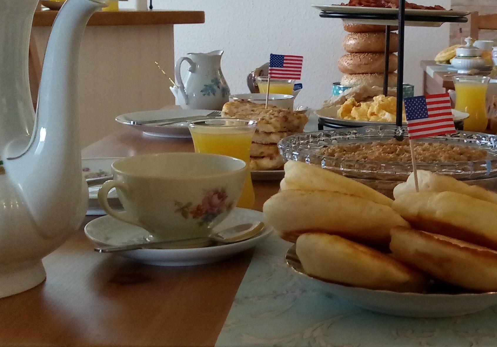 Das nenne ich frühstücken... Amerikanisches Frühstück