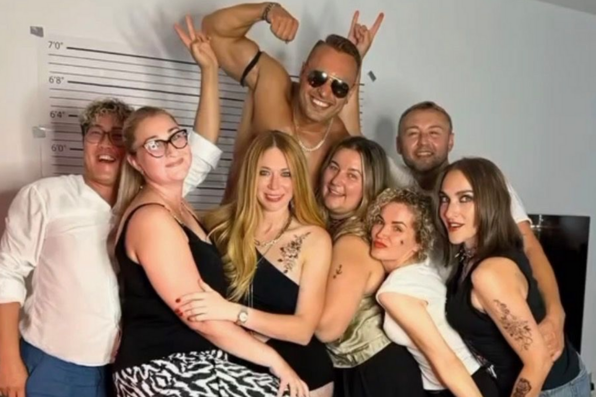 Maximus male stripper performing at a bachelorette party in NYC