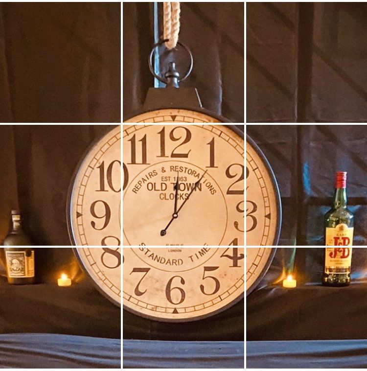 Une horloge vintage, pour une ambiance lounge ou peaky blinders