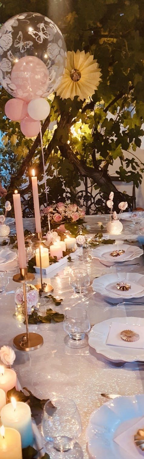 Un anniversaire girly pour les 1 an d'une petite fille organisé en Essonne.