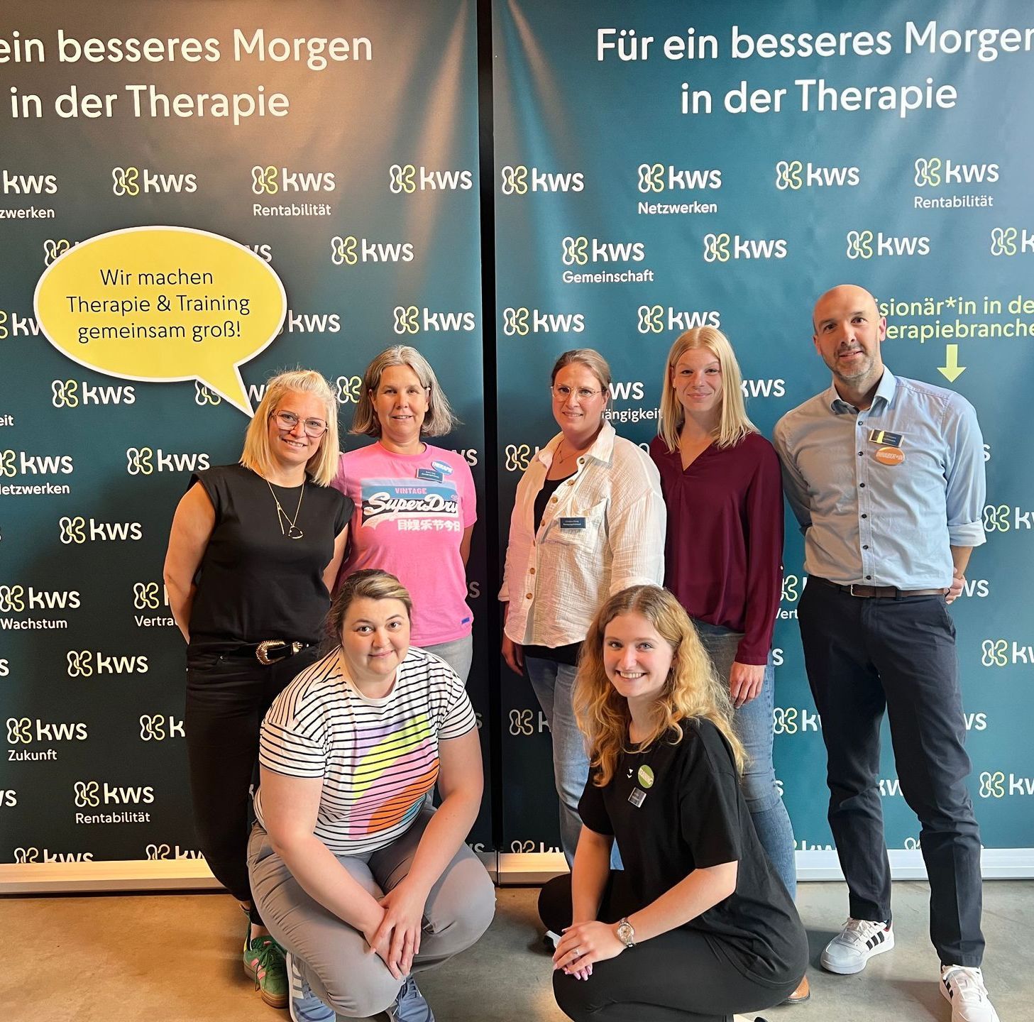 Ein Foto vom Team bei Netzwerktreffen der KWS GmbH