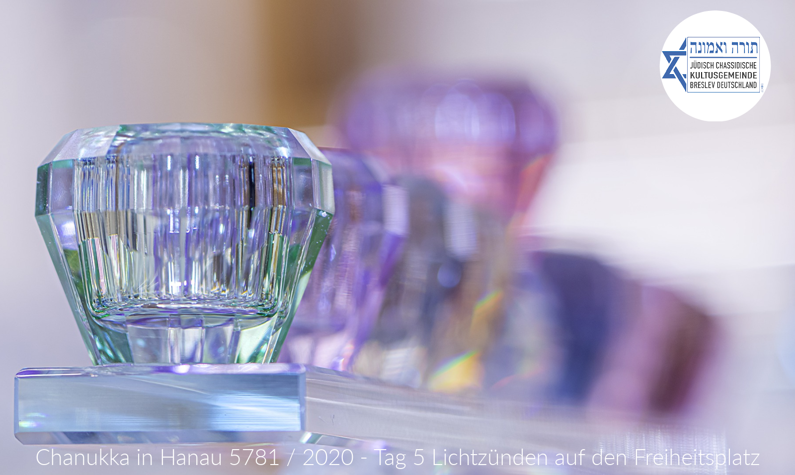 Chanukka - Hanau - 5781 / 2020 - Tag 4 des Lichtzünden - LIVE VIDEO -