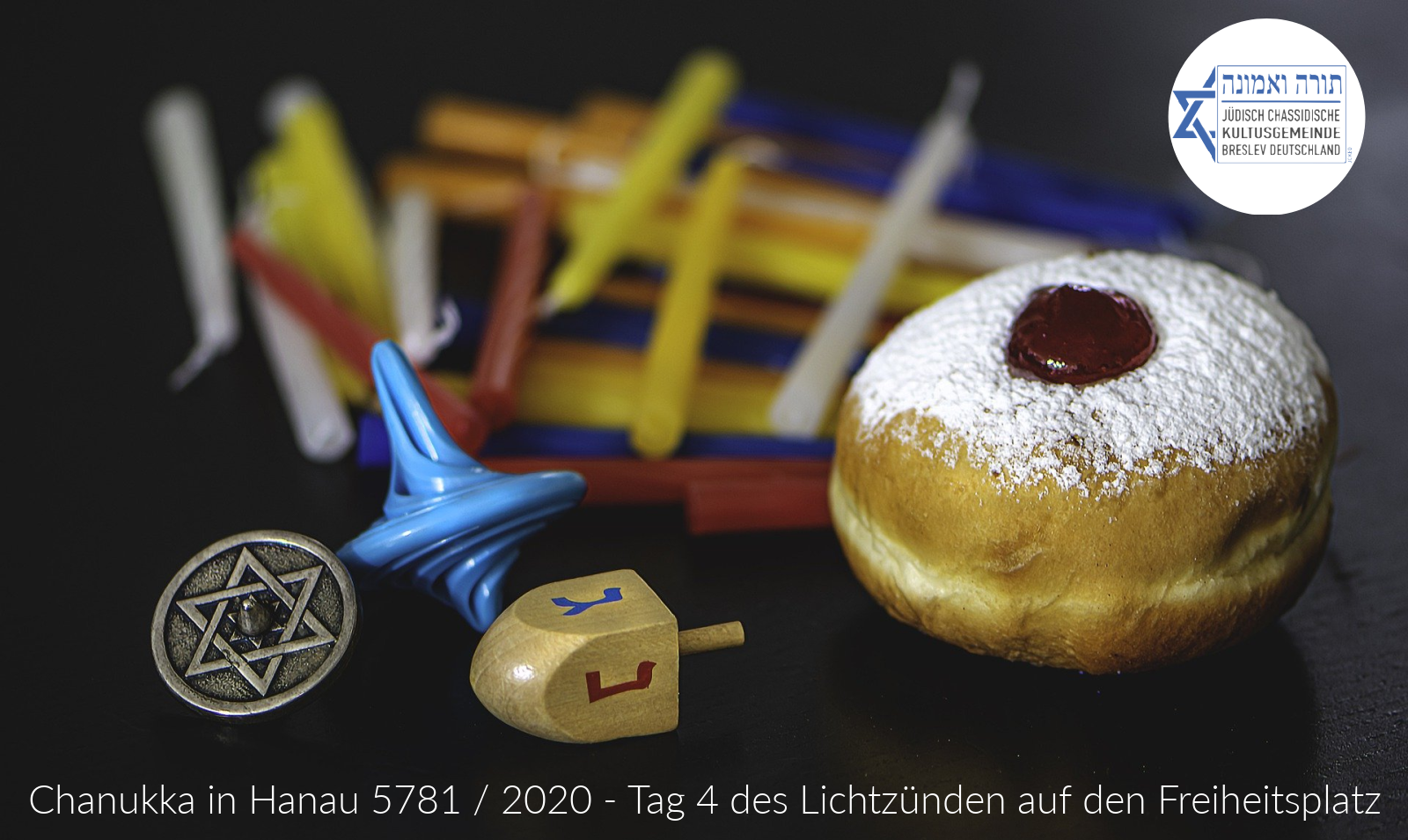 Chanukka - Hanau -5781 / 2020 - Tag 4 des Lichtzünden - LIVE VIDEO -