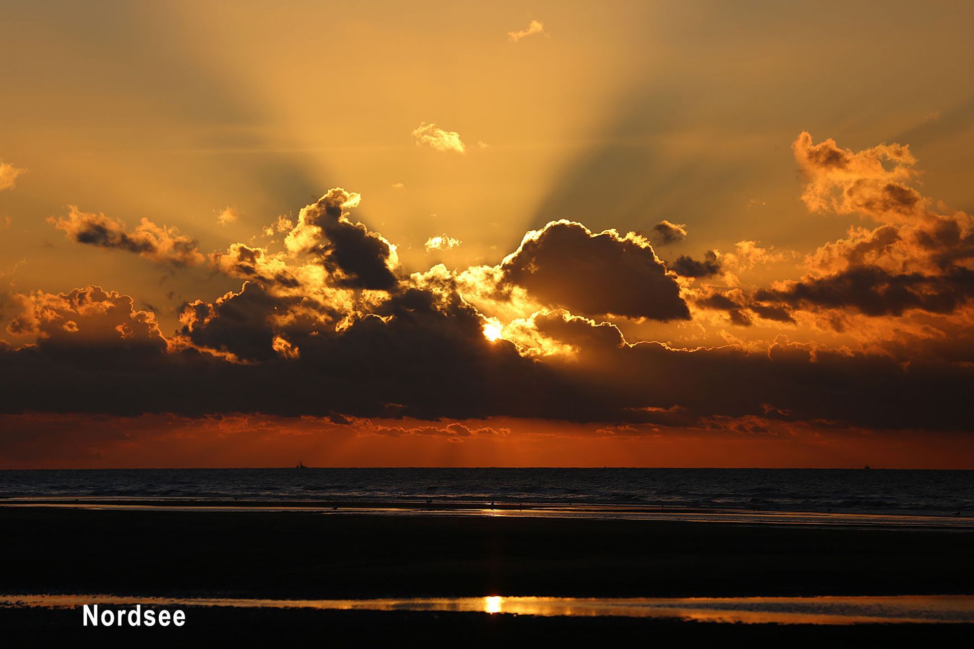 Abendstimmung an der Nordsee Abendstimmung an der Nordsee