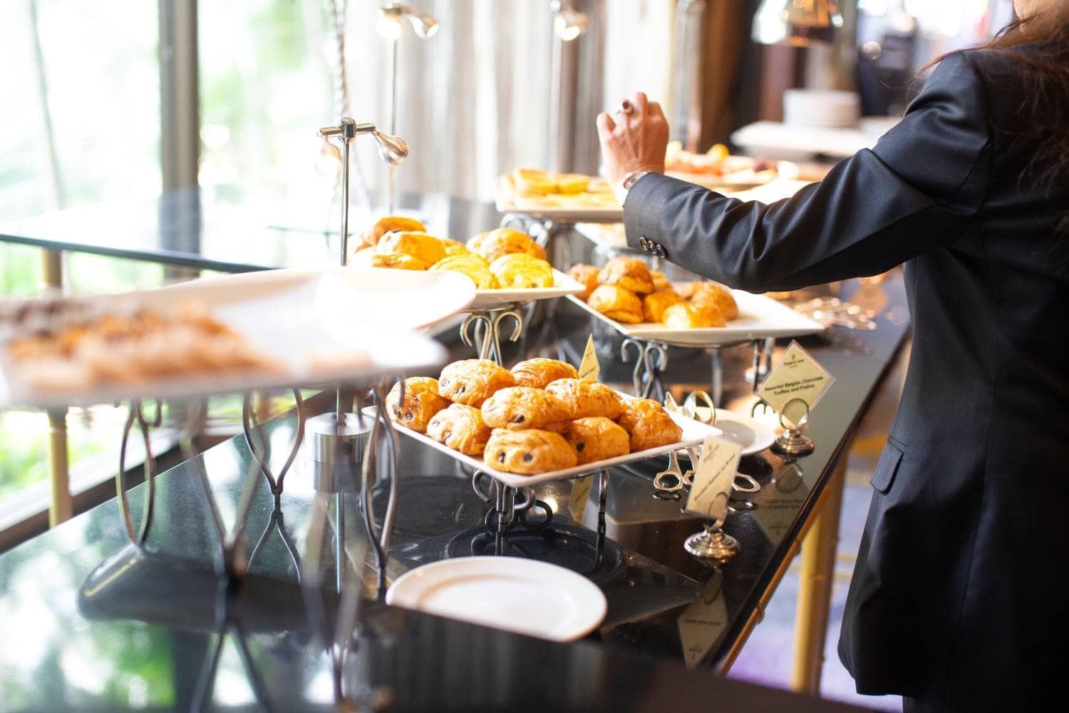 Desayunos para eventos empresariales, Protocolo de un desayuno