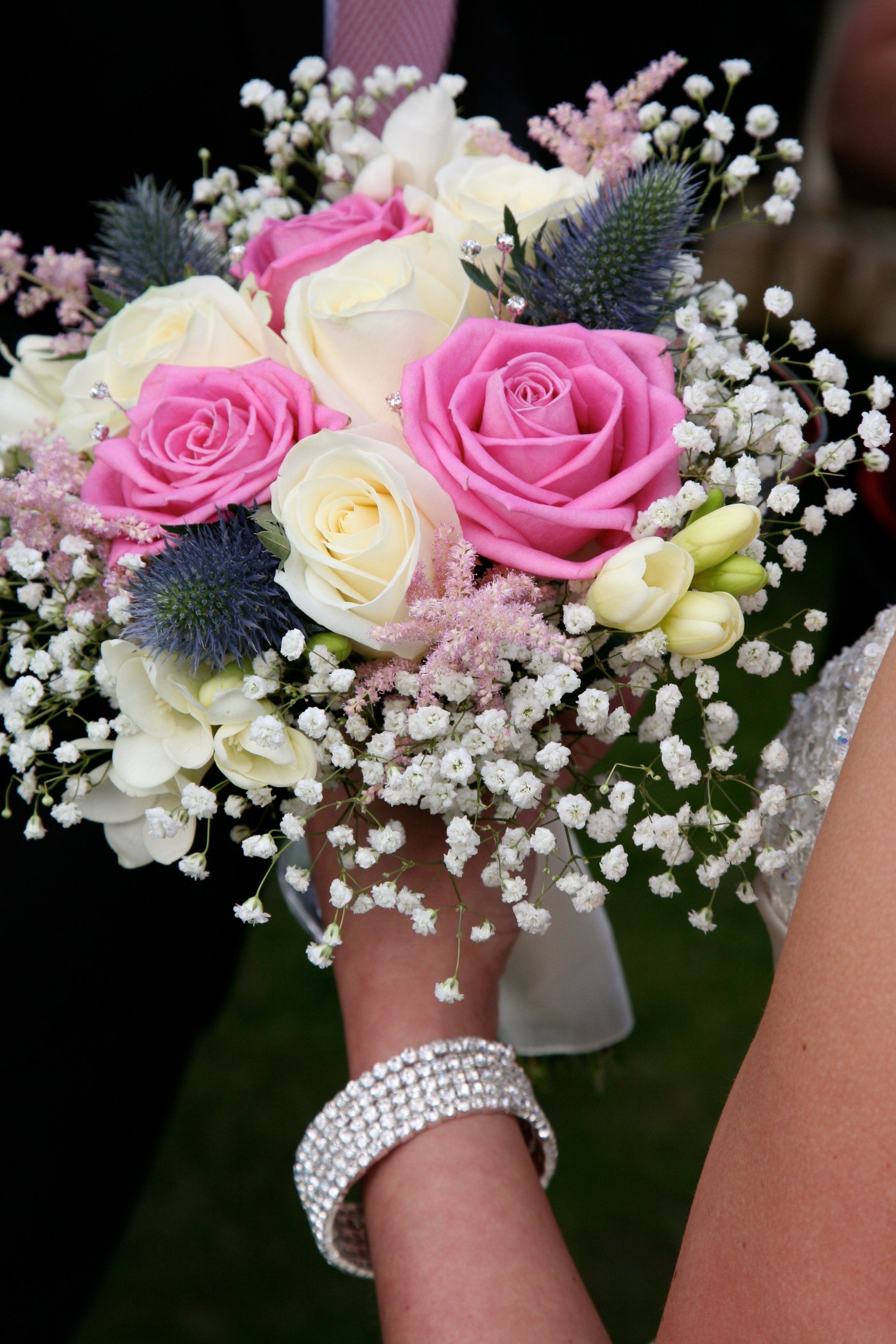 stunning bridal bouquet from summer wedding in teesdale 