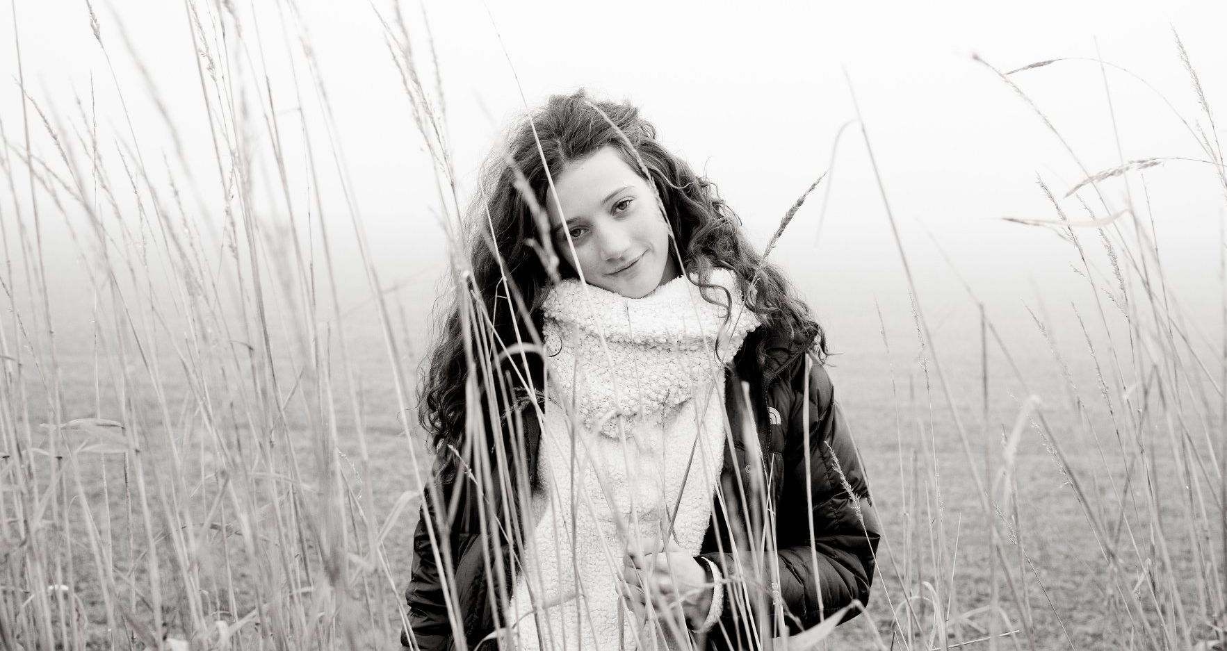 Young girl on a country garden styled photoshoot in darlington, co durham