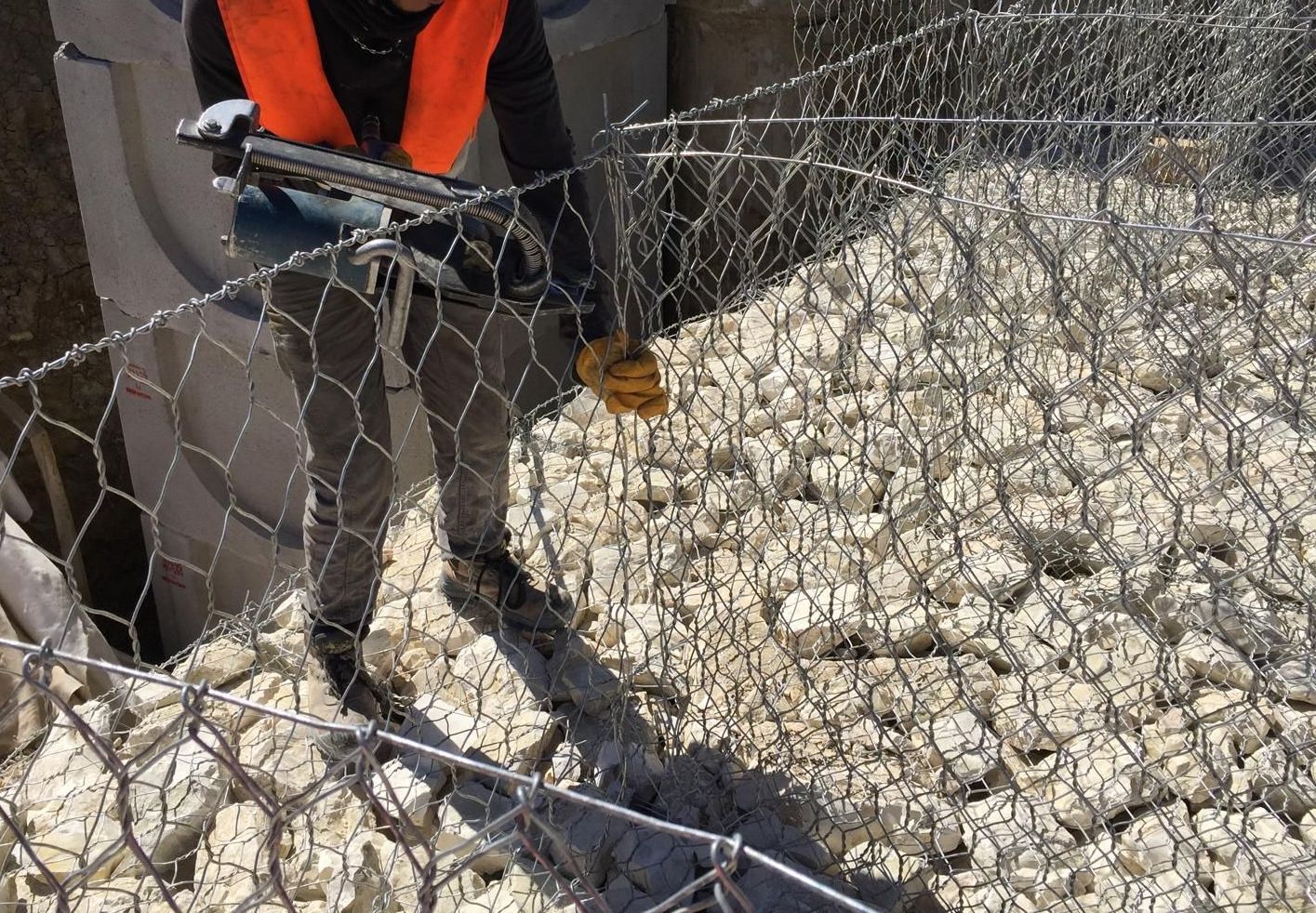 Gabionen, Steinkörbe, Cubirock