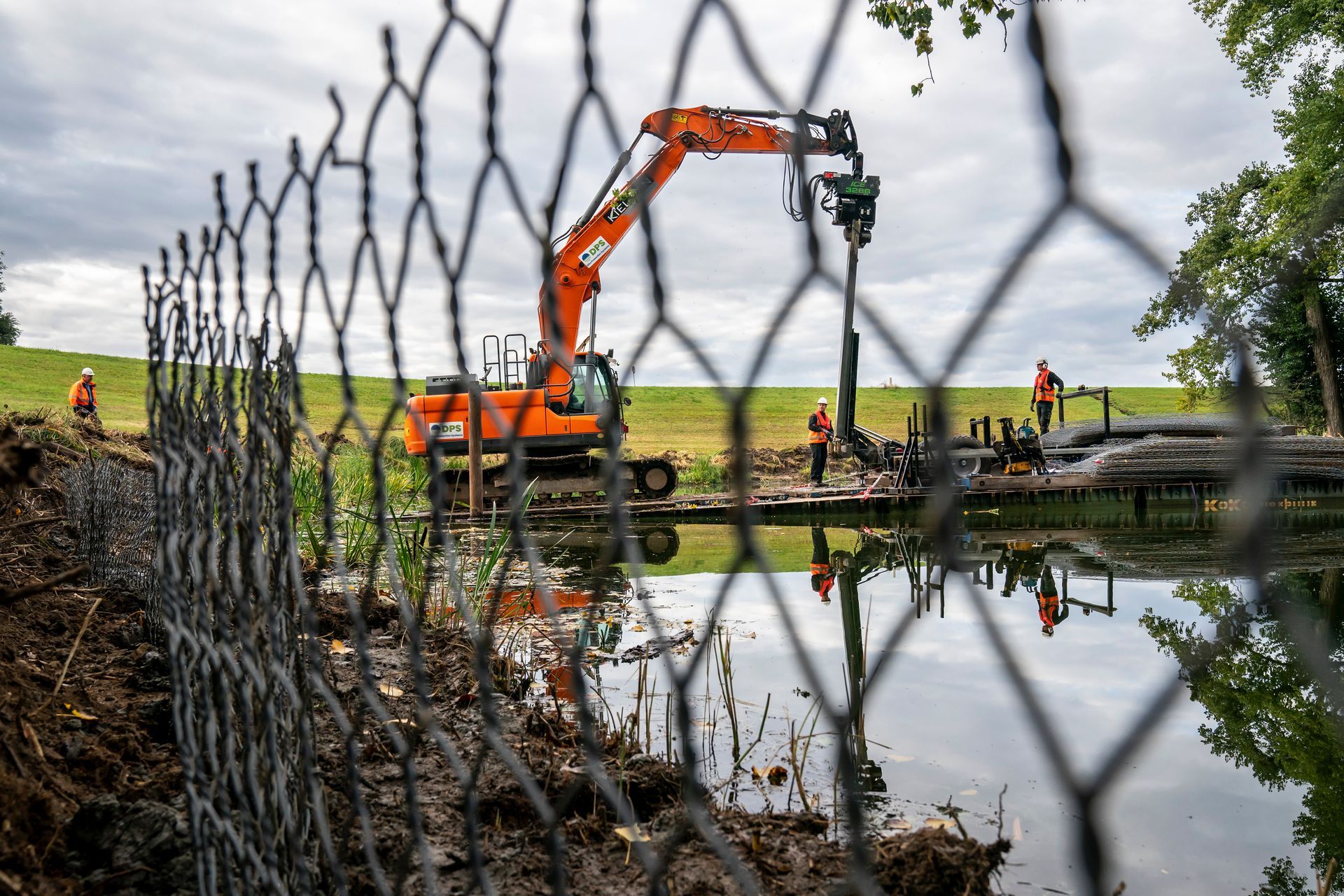 IWT Verfahren Bibernetz Bibergitter , Dachsgitter