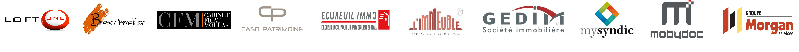 logos des différents clients d'EchoPropre