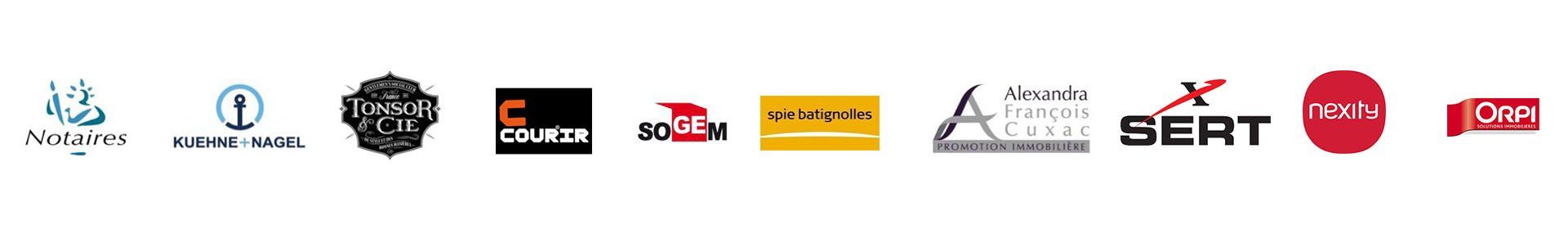 logos des différents clients d'EchoPropre