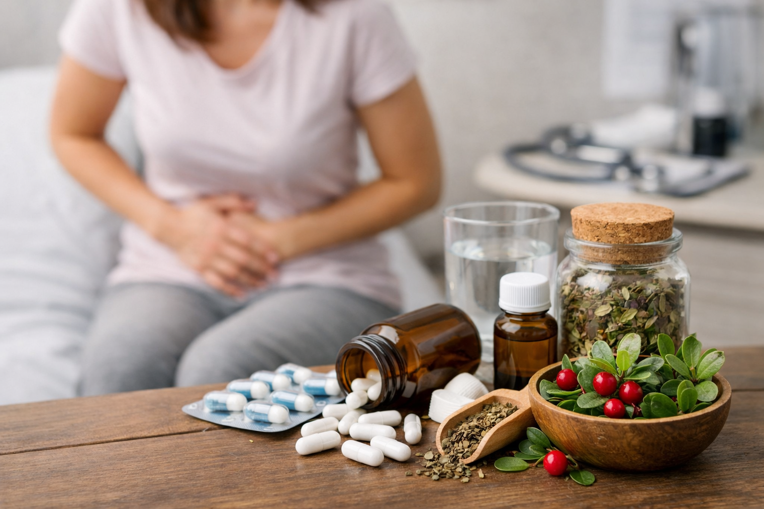 Blasenentzündung: Warum weder Antibiotika noch Bärentraube das Problem lösen Blasenentzündung: Warum weder Antibiotika noch Bärentraube das Problem lösen