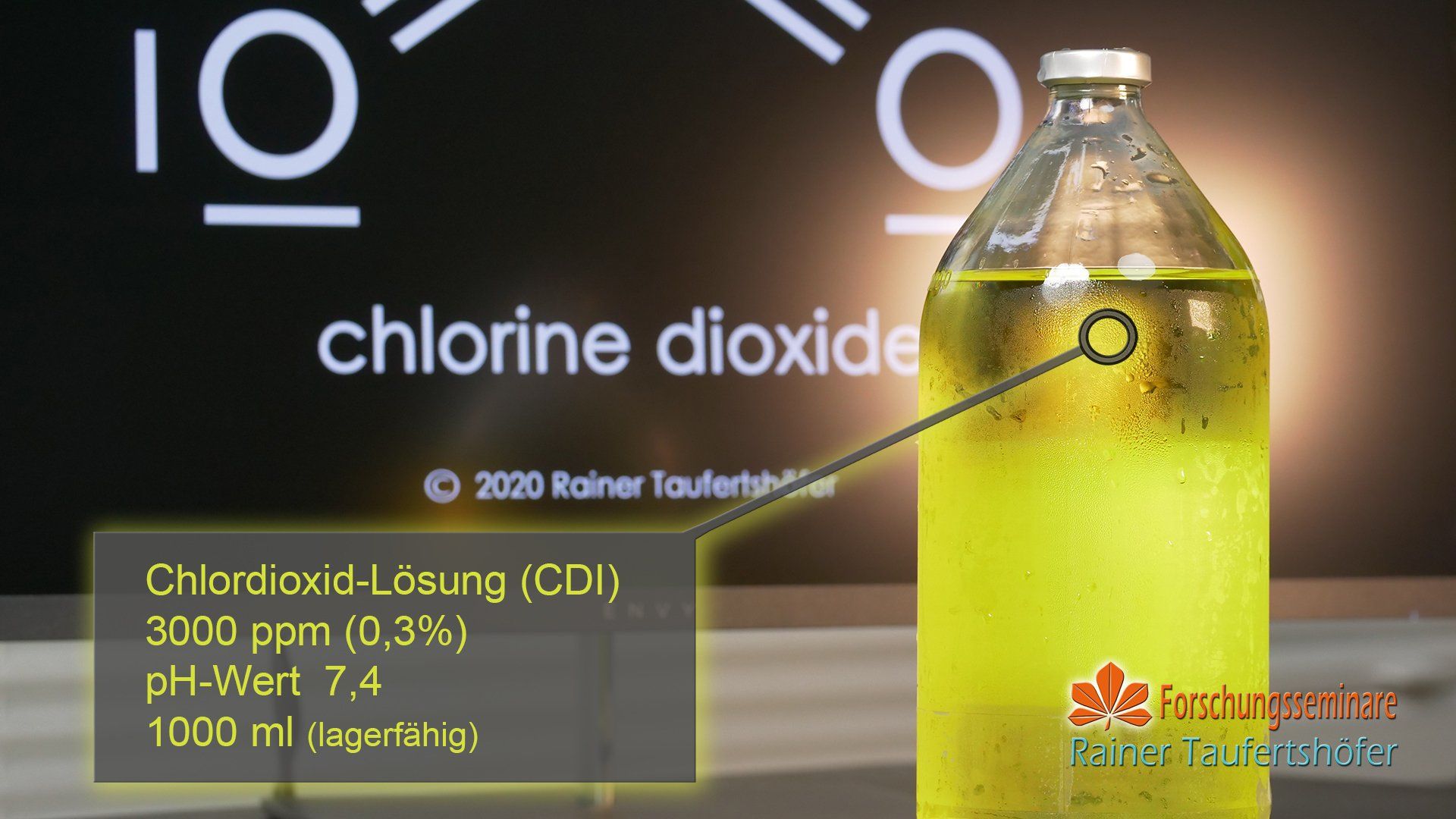 CDS, CDL, CDI, Chlordioxid-Lösung, 3000ppm, 0,3%