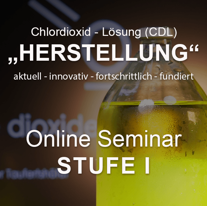 Chlordioxid-Lösung CDL selbst Herstellen - Online-Video-Seminar Chlordioxid-Lösung CDL selbst Herstellen - Online-Video-Seminar
