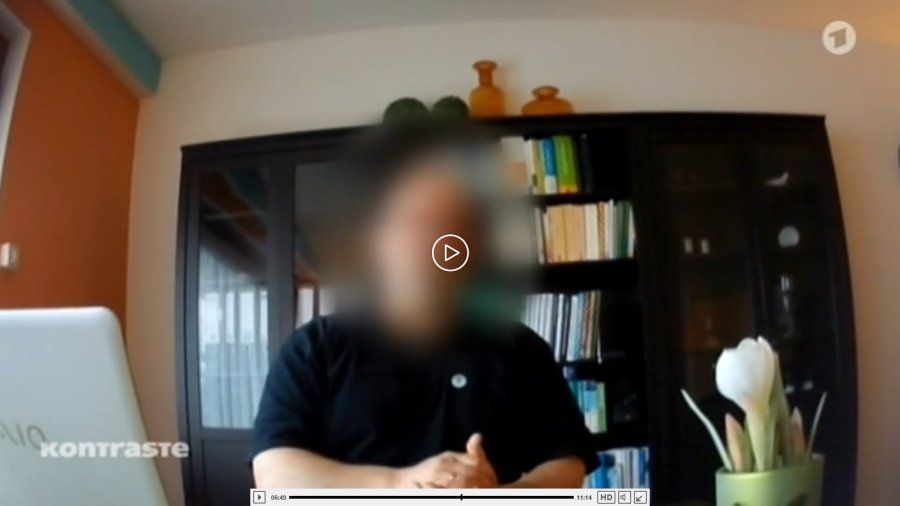 ARD Kontraste filmte 2015 unerlaubt in unserer Praxis. Bildquelle: www.rbb-online.de