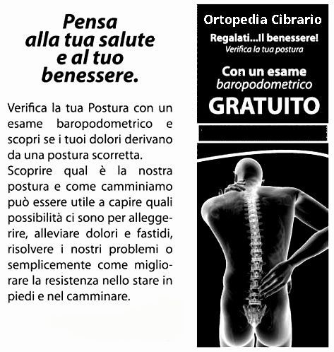 ESAME BAROPODOMETRICO GRATUITO-MESE DELLA PREVENZIONE