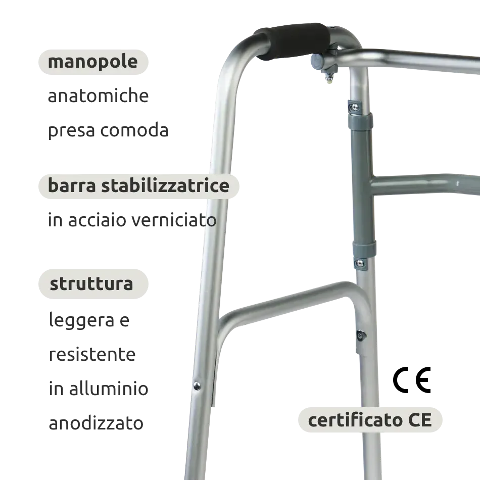 Deambulatore: un ausilio importante