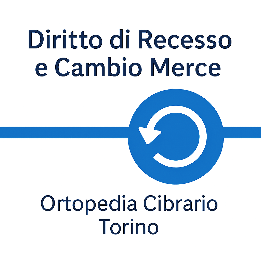 diritto di recesso e cambio merce