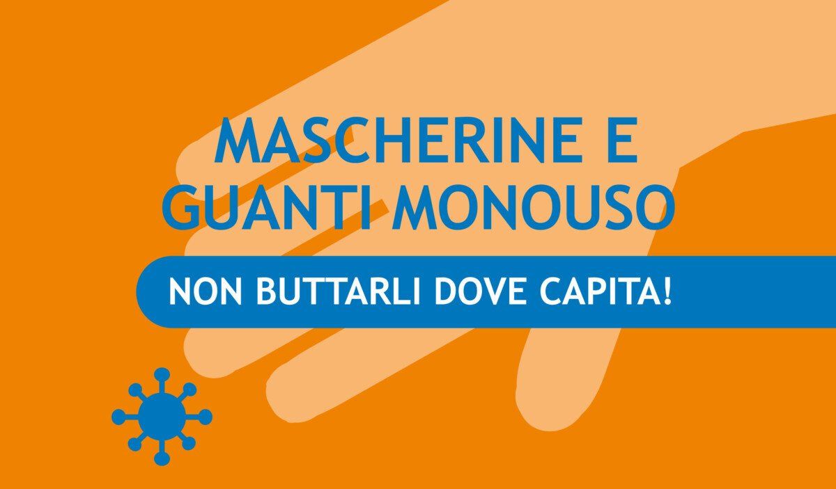 smaltimento guanti e mascherine