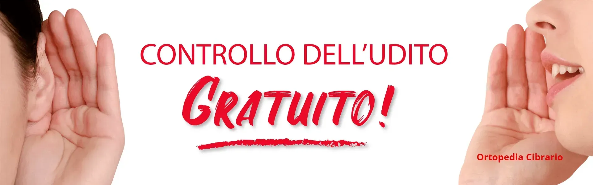 CONTROLLO GRATUITO DELL'UDITO