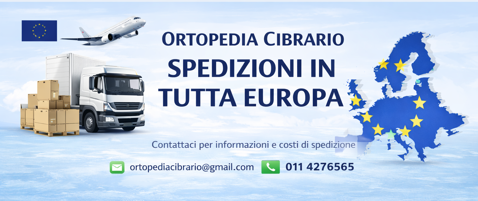ortopedia cibrario spedizioni in tutta europa