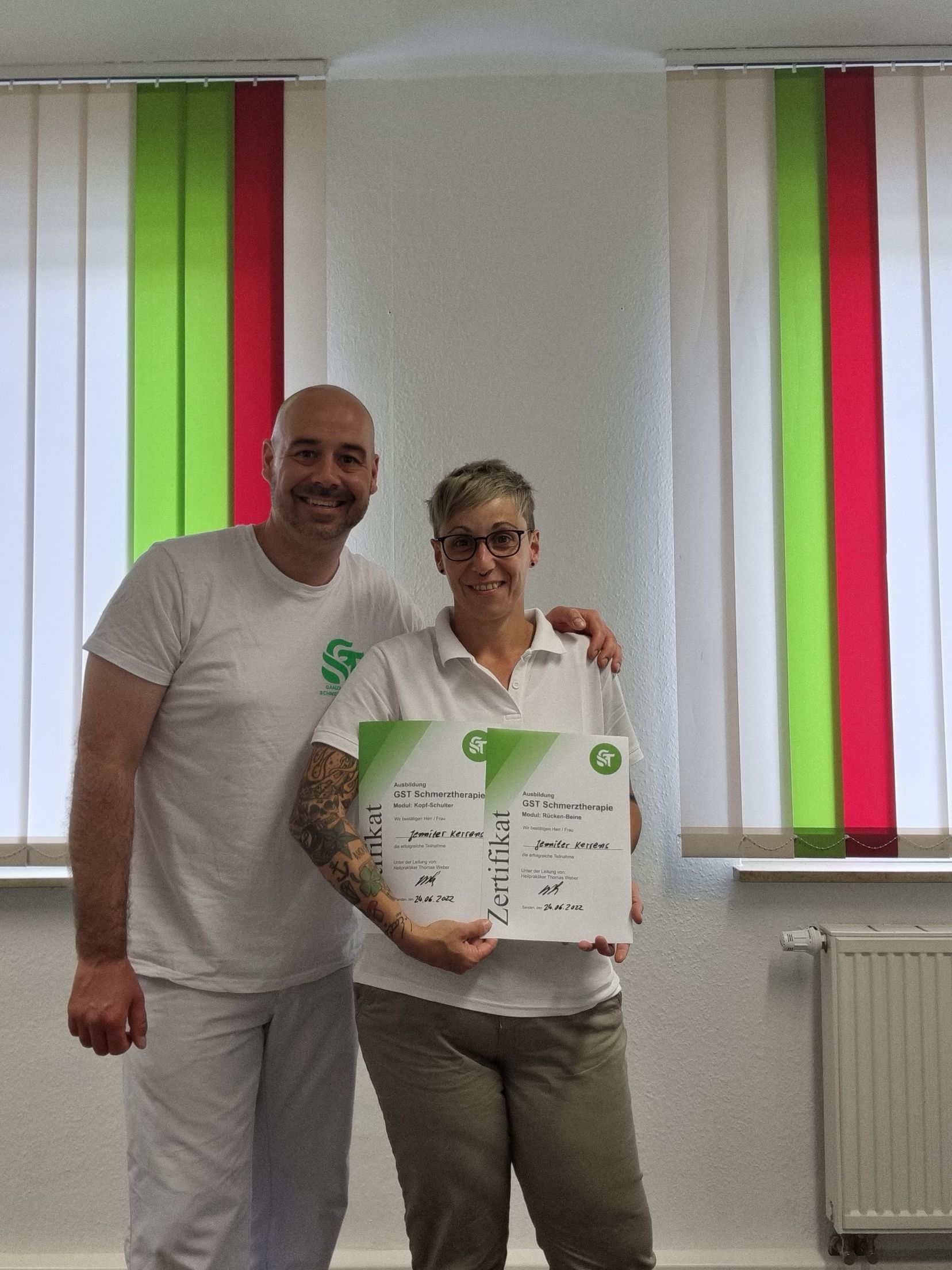 Teilnehmer Schmerztherapieausbildung mit Zertifikat