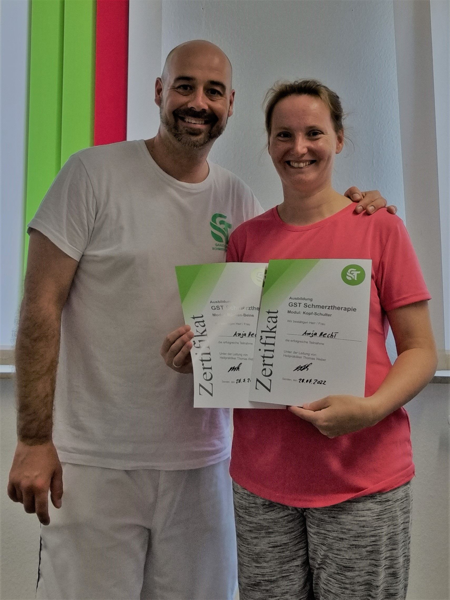 Teilnehmer Schmerztherapieausbildung mit Zertifikat