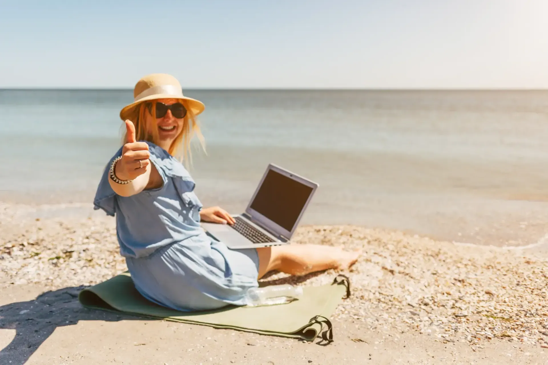 Homeoffice auf dem Campingplatz – unsere Gäste genießen das Homeoffice beim Camping, weil unser Campingplatz an der Ostsee liegt. Was gibt es schöneres?