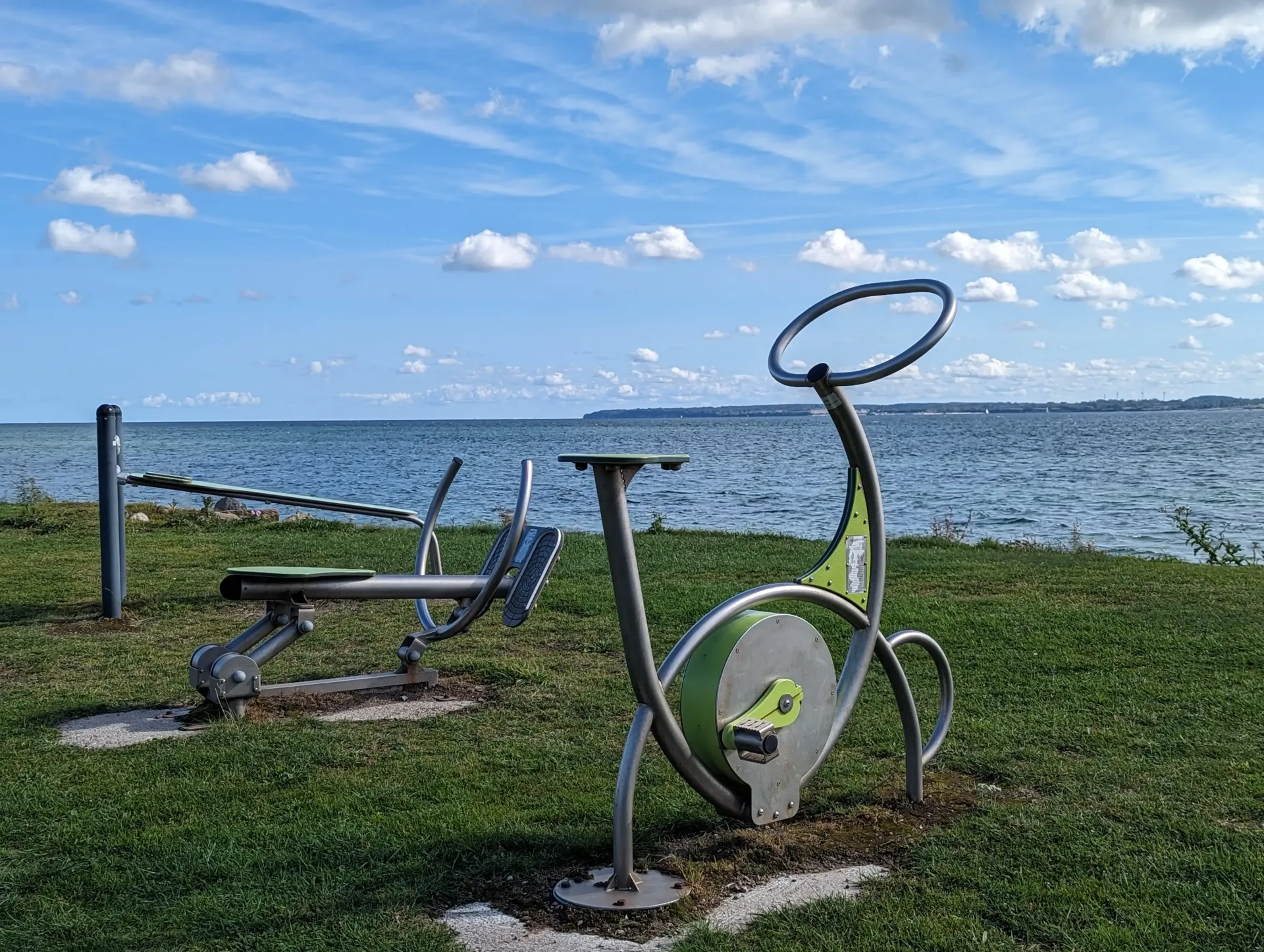 Fitnessgeräte am Ostseecamp Lehmberg – dem Campingplatz an der Ostsee.