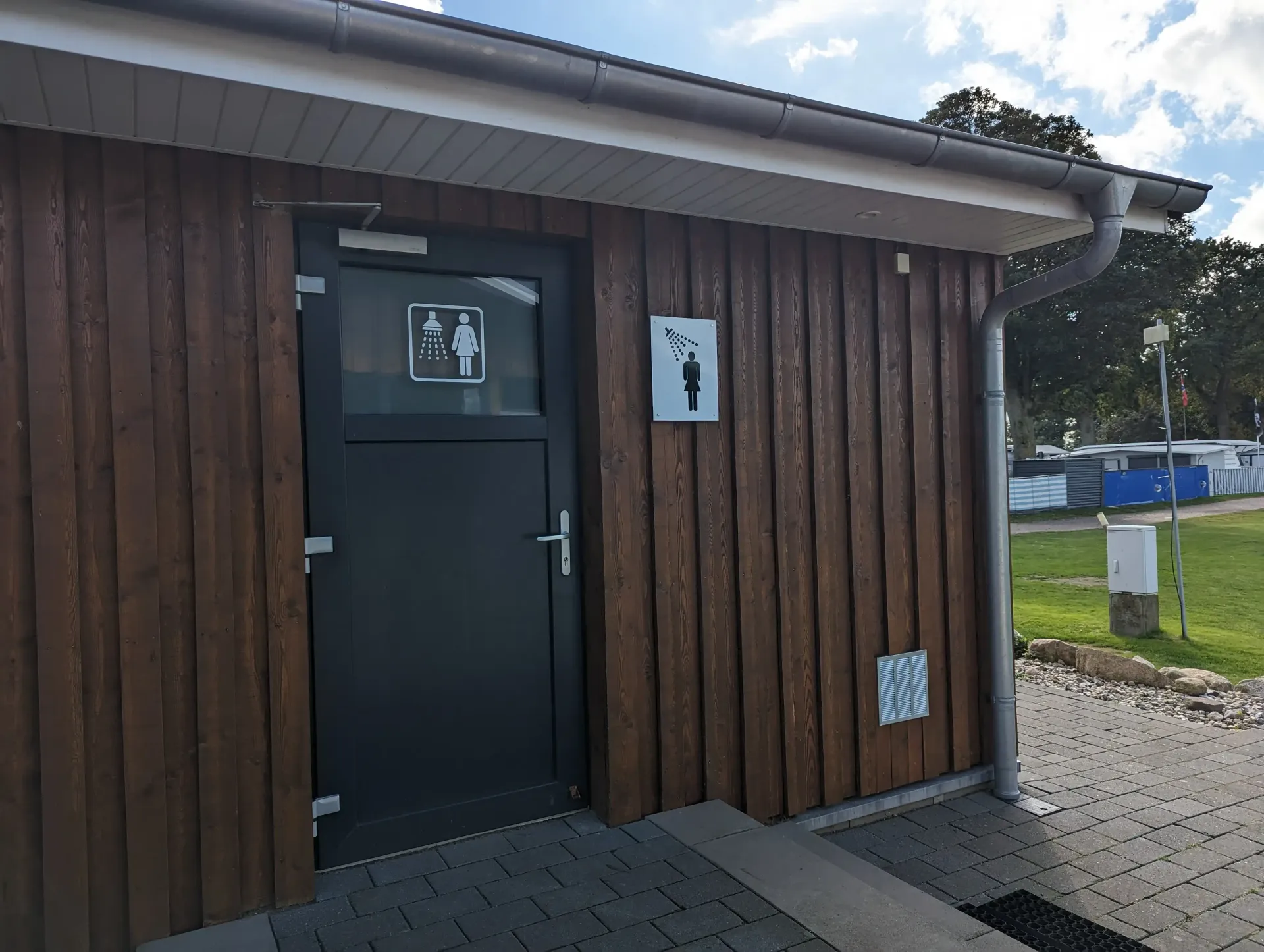 Sanitärgebäude auf dem Campingplatz Ostseecamp Lehmberg