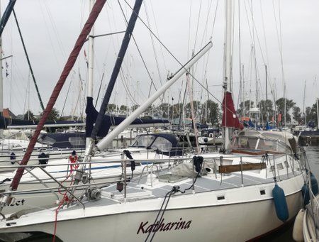 Lazy Foresail Fockbaum hochgezogen 1