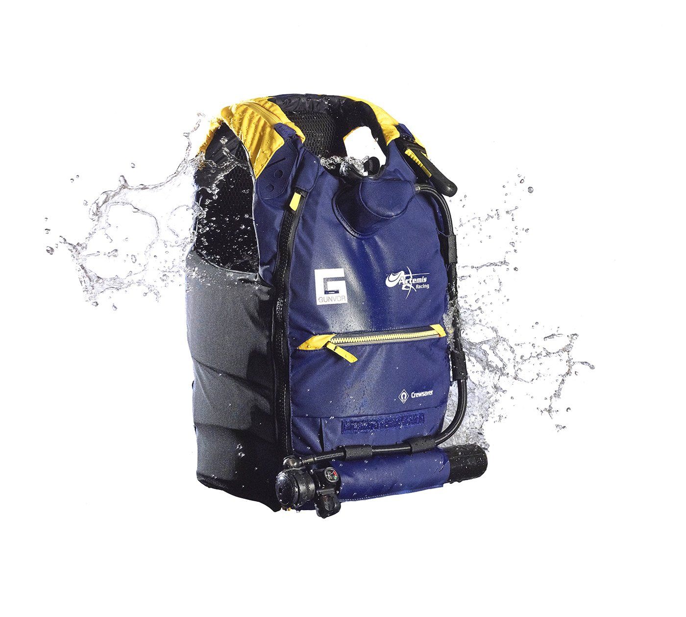 prodcut photograph of a waterproof backpack