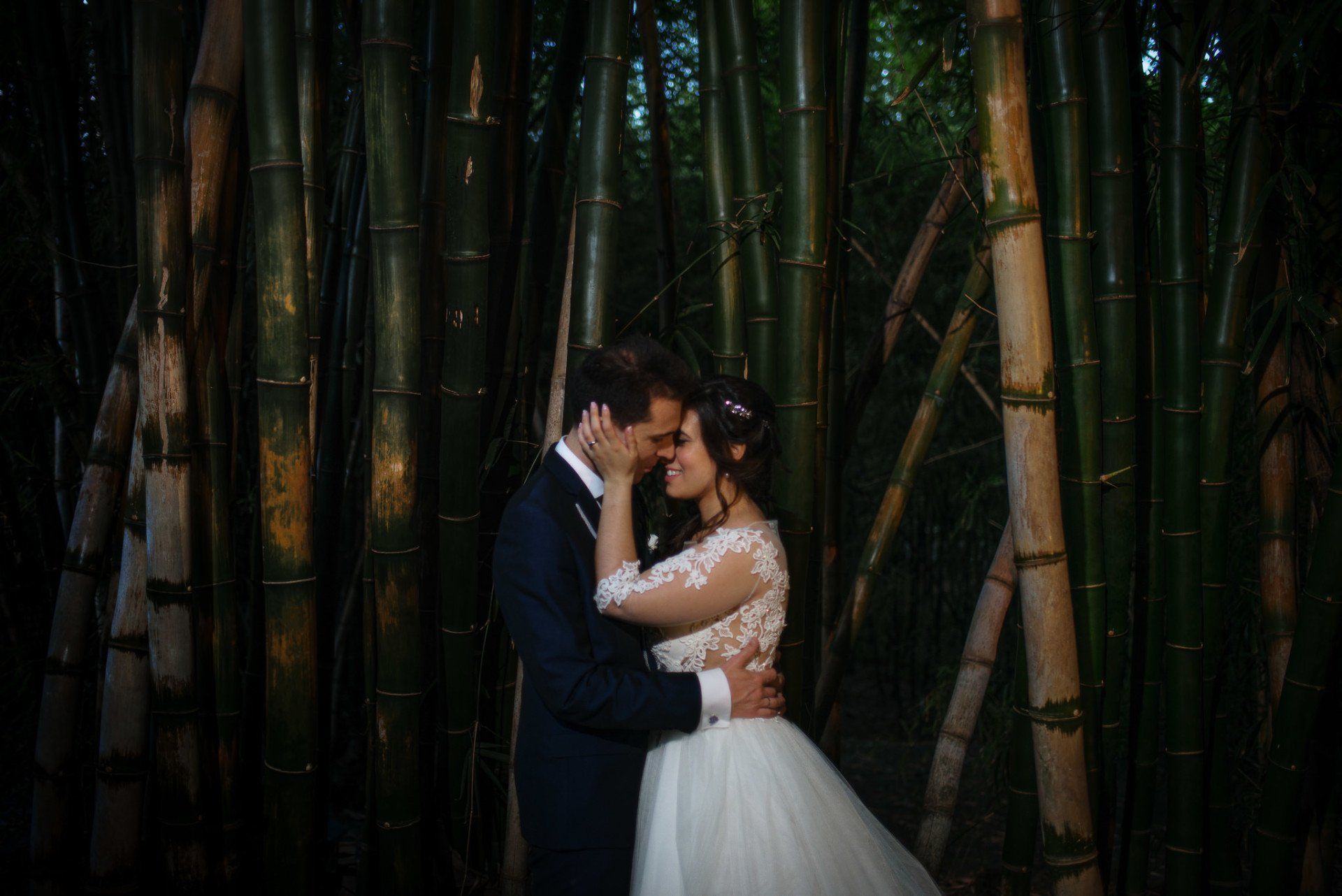 Marta&Moi bajo el bambú