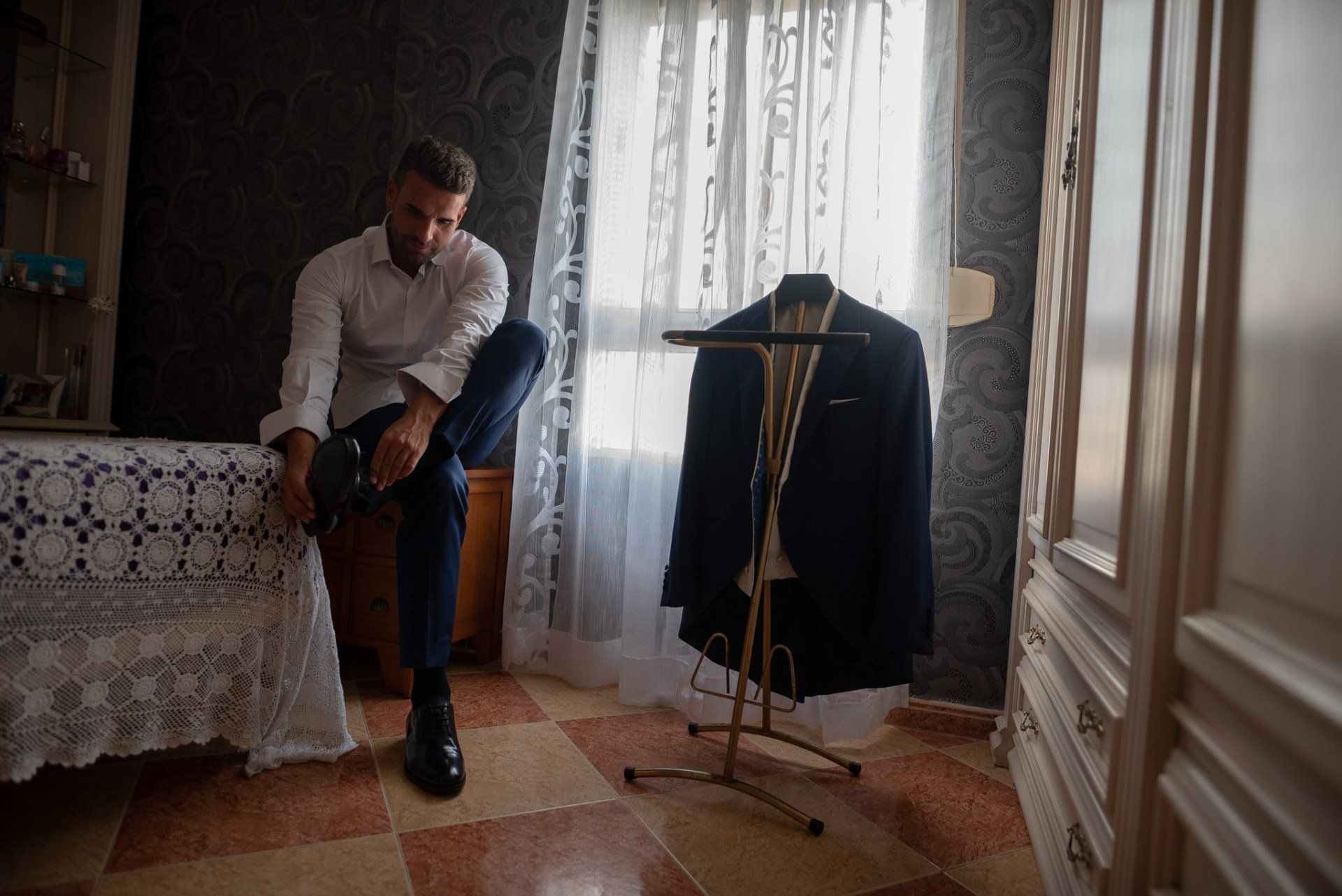 Sara&Rafa Boda Málaga traje del novio