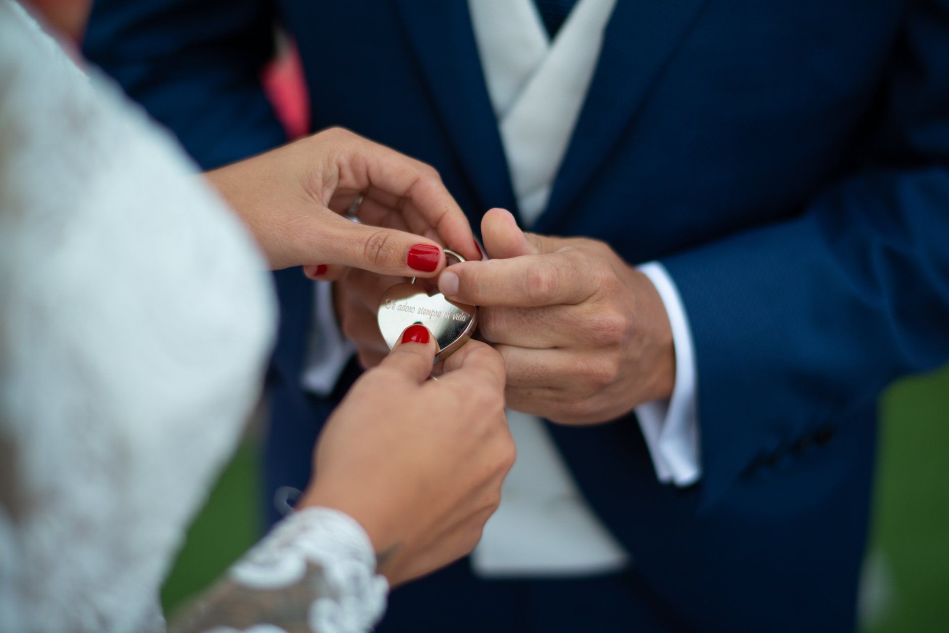 Sara&Rafa Boda en Restaurante La Niña Bonita Benalmádena Málaga candado