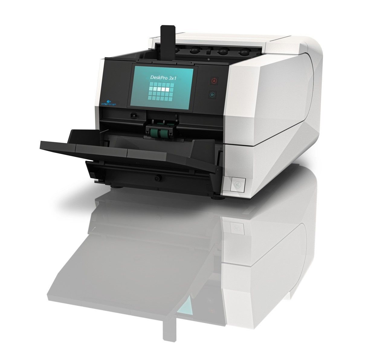 Picture of the DeskPro 3x1 scanner with a shadow.