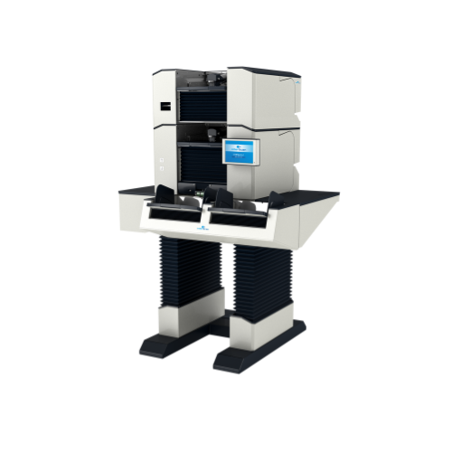HiPro 8x1 FADGI compliant, standup, height adjustable, dual hopper production scanner with speeds of 160ppm, 220ppm and 300ppm.