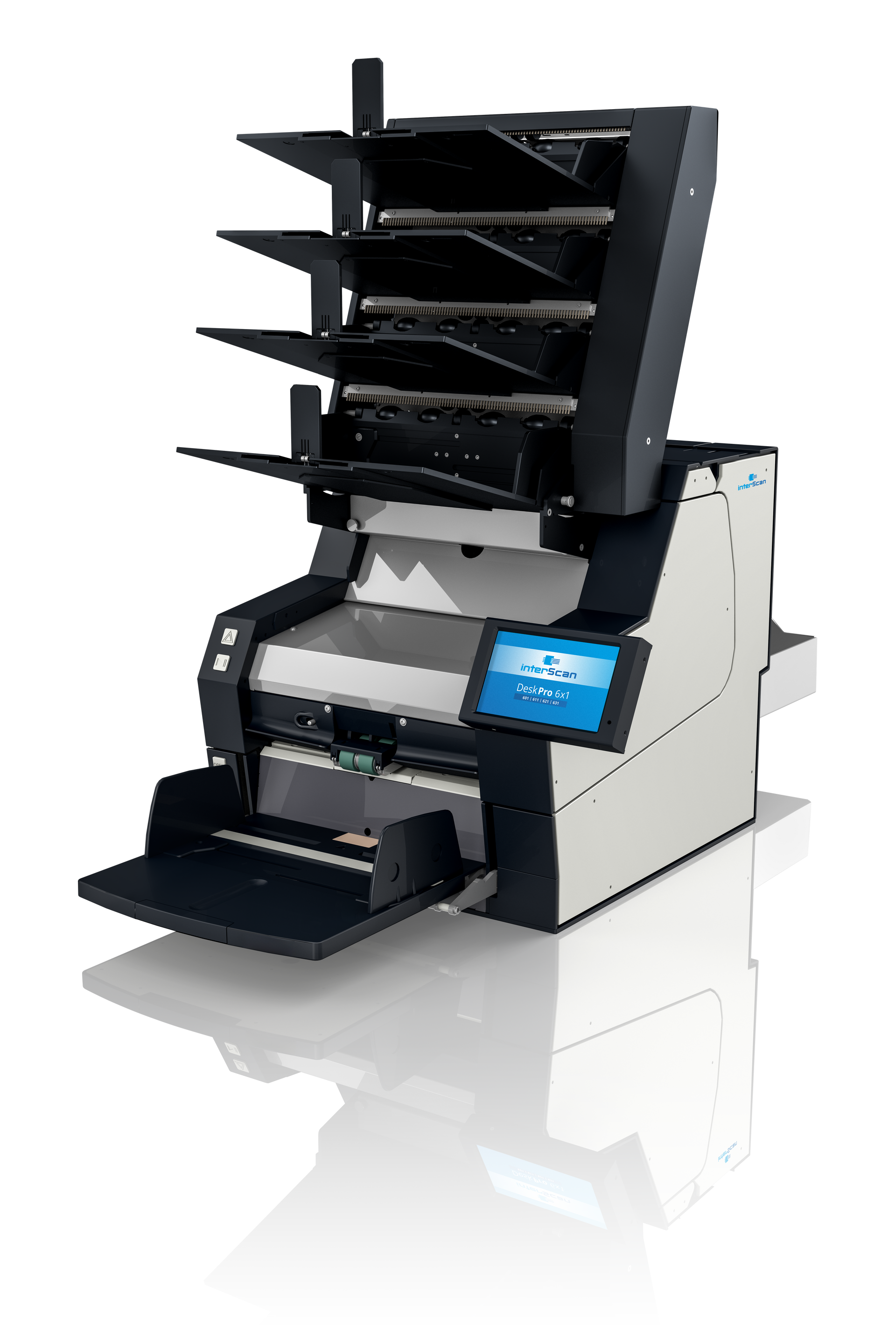 Picture of the DeskPro 6x1 with the sorter