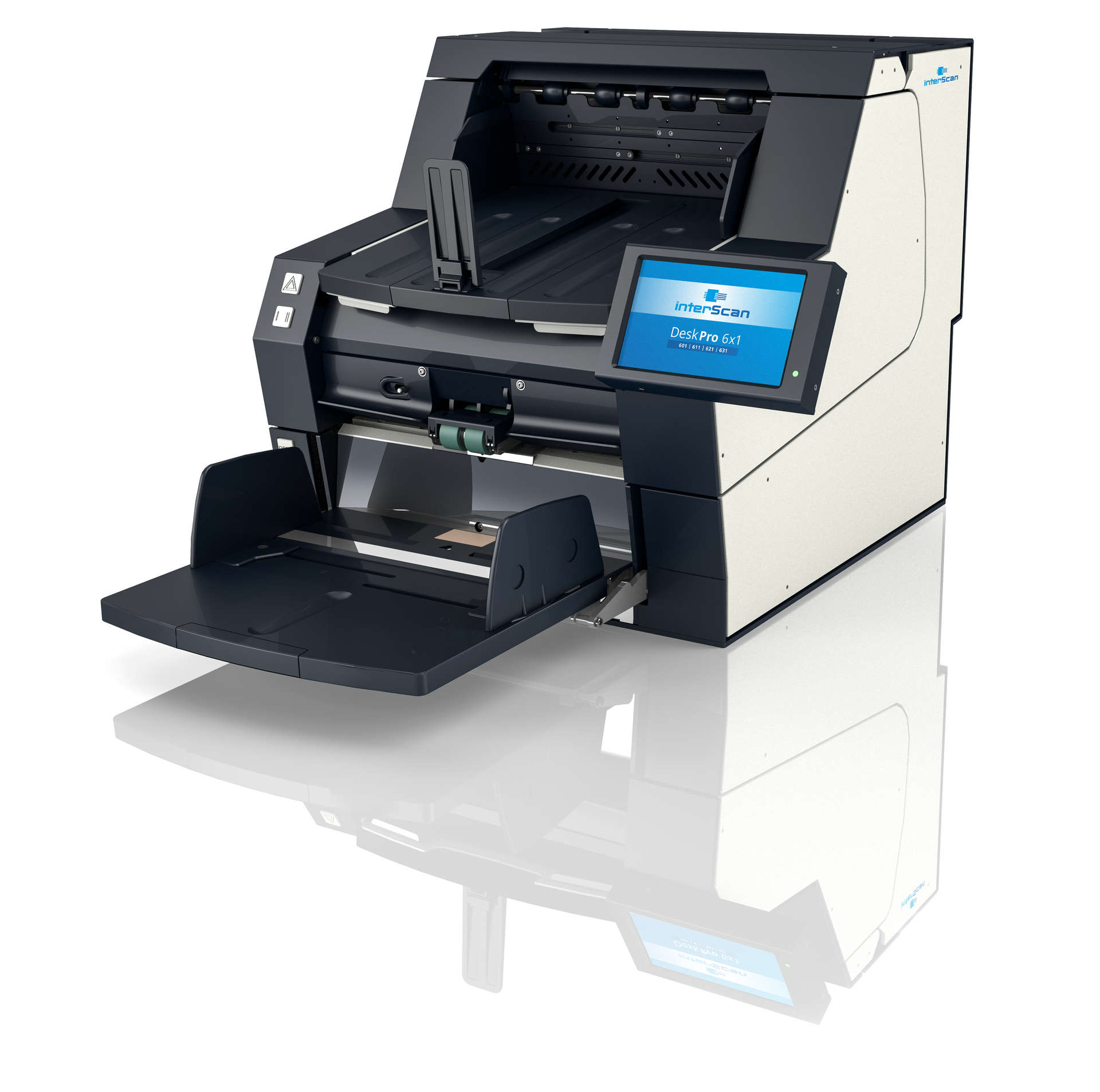 The interScan DeskPro 6x1 is a high-speed, FADGI Level 3 desktop scanner designed for reliable, high-volume document processing with exceptional image quality.
