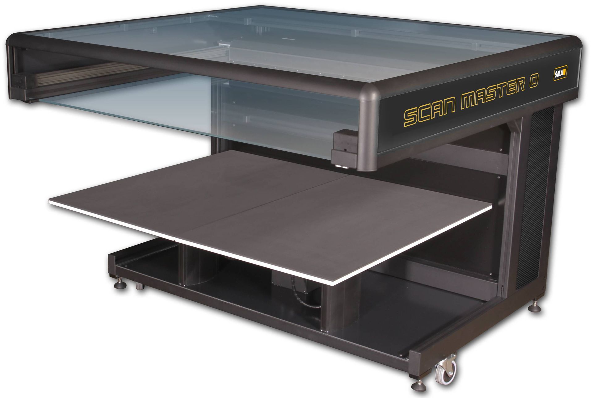 The SCAN MASTER 0 4838 A0 book scanner is made for oversized documents and materials and heavy-duty book scanning to manage high volumes of heavy bound books.