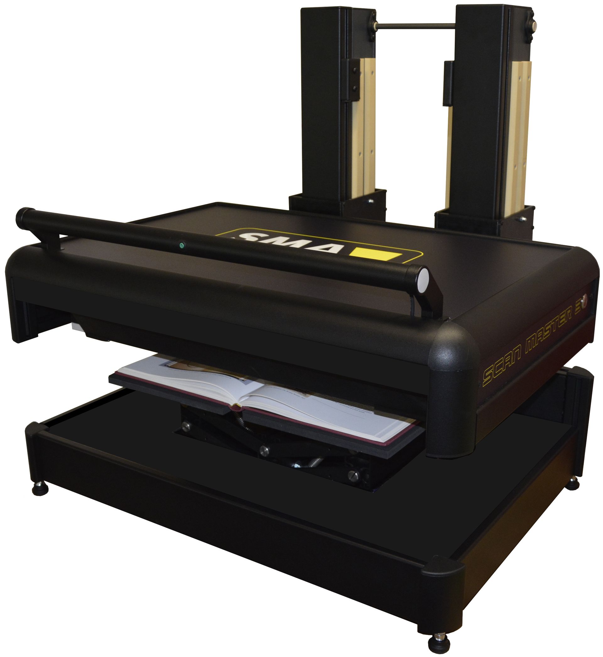 The SCAN MASTER 3 A3 book scanner is virtually maintenance free making it a durable and reliable, mobile book scanning option.