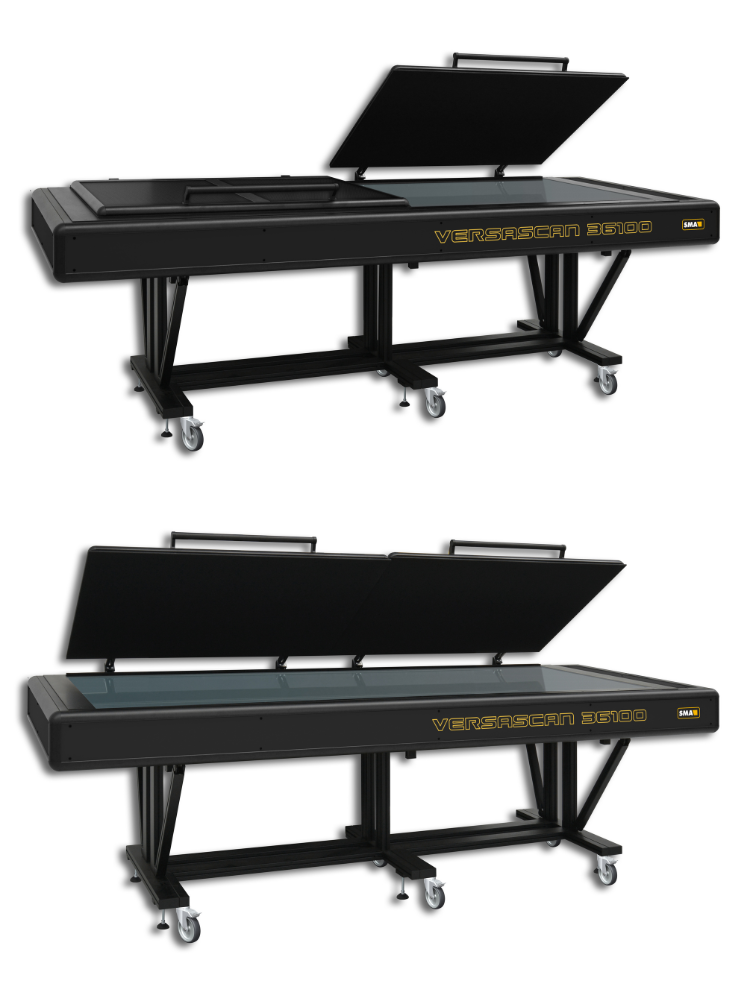 The VERSASCAN 36100, 2A0 flatbed scanner is perfect for scanning thick documents, fragile documents or 3D materials.